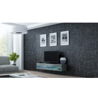 TV stand  VIGO NEW 30/140/40 grey/grey gloss