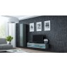 TV stand  VIGO NEW 30/140/40 grey/grey gloss