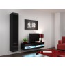 TV stand  VIGO NEW 30/140/40 black/black gloss