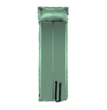 Self-levelling mat with cushion NILS Camp NC4008 green