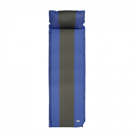 NILS CAMP self-inflating mat with cushion NC4349 Blue-grey