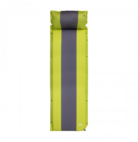 NILS CAMP self-inflating mat with cushion NC4349 Green-grey