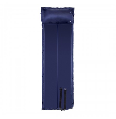NILS CAMP NC4008 self-inflating mat with folding cushion Blue
