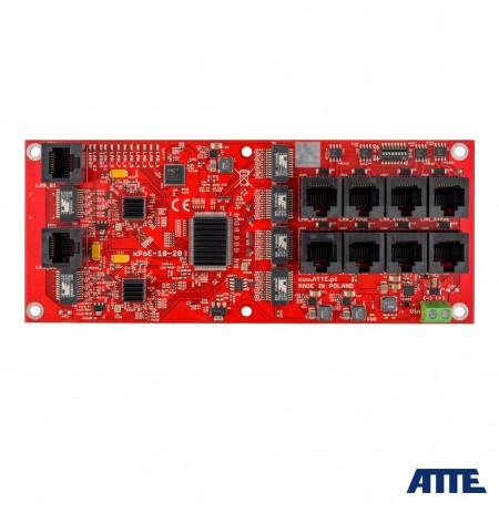 xPoE-10-20A-OF 10-PORT POE SWITCH ATTE