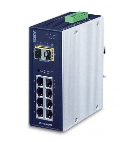PLANET IGS-10020MT network switch Managed L2+ Gigabit Ethernet (10/100/1000) Black