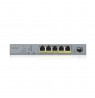 Zyxel GS1350-6HP-EU0101F network switch Managed L2 Gigabit Ethernet (10/100/1000) Power over Ethernet (PoE) Grey