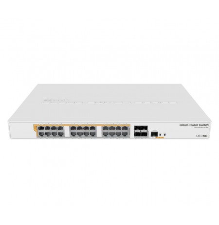 Switch Mikrotik CRS328-24P-4S+RM 28p PoE (PoE+: 24,) 450W Managed Gigabit/10G