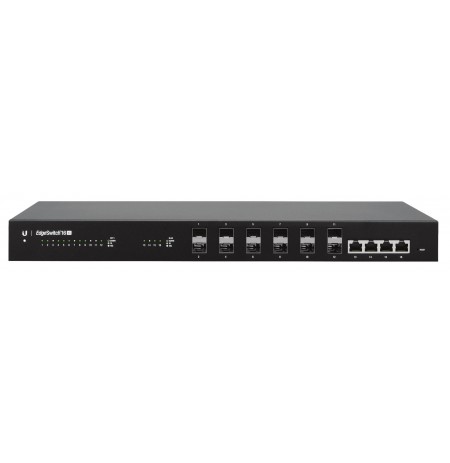 Ubiquiti EdgeSwitch 16 XG Managed Gigabit Ethernet (10/100/1000) 1U Black