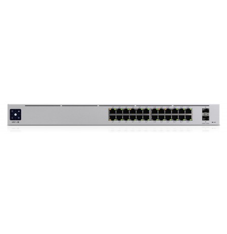 Ubiquiti UniFi Pro 24-Port PoE Managed L2/L3 Gigabit Ethernet (10/100/1000) Power over Ethernet (PoE) 1U Silver