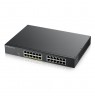 ZYXEL GS1900-24, 24-PORT GBE L2, 12 PORT POE SMART SWITCH, RACKMOUNT, 130 WATT