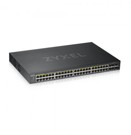 Zyxel GS1920-48HPV2 Managed Gigabit Ethernet (10/100/1000) Power over Ethernet (PoE) Black