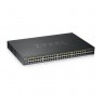 ZYXEL GS1920-48HPV2, 50 PORT SMART MANAGED POE SWITCH 48X GIGABIT COPPER POE AND 4X GIGABIT DUAL PERS., HYBRID MODE, STANDALONE