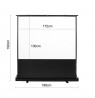 Maclean MC-963 portable projection screen, compact, floor, 86", 4:3