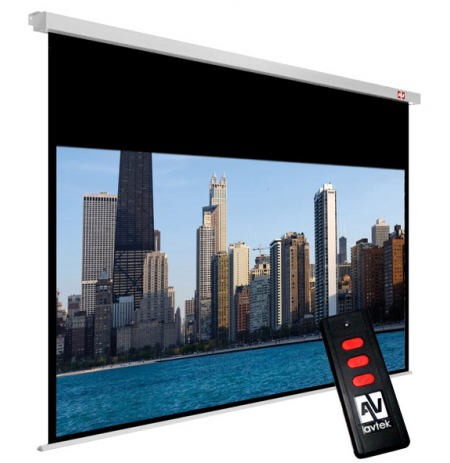 Screen electric projector AVTEK ELECTRIC CINEMA 240 1EVE56 (ceiling, wall, electrically expandable, 230 x 129,5 cm, 16:9, 104,0"