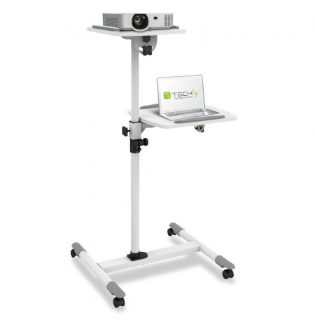 Mobile Presentation Table for Projector and Notebook