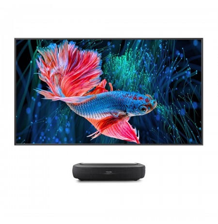 Hisense 120L9HA projection TV Ultra short throw projector 3000 ANSI lumens DLP UHD 4K (3840x2160) Black