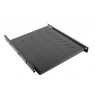 Shelf pull-out for standing racks Lanberg AK-1007-B (550 mm, black color)