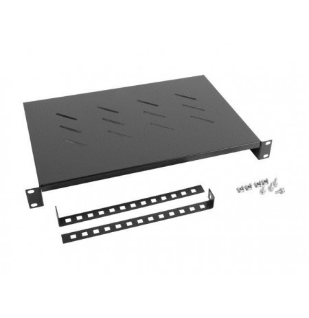 Shelf for hanging racks Lanberg AK-1004-B (300 mm, black color)