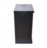 Extralink-szafa wisz 19" 18U 600mm d.szklane czarna