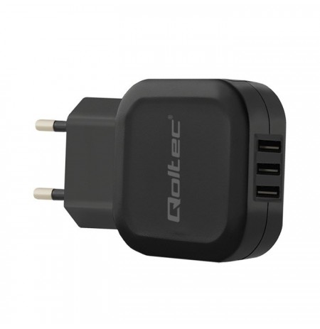 QOLTEC CHARGER 17W 5V 3.4A 3 X USB
