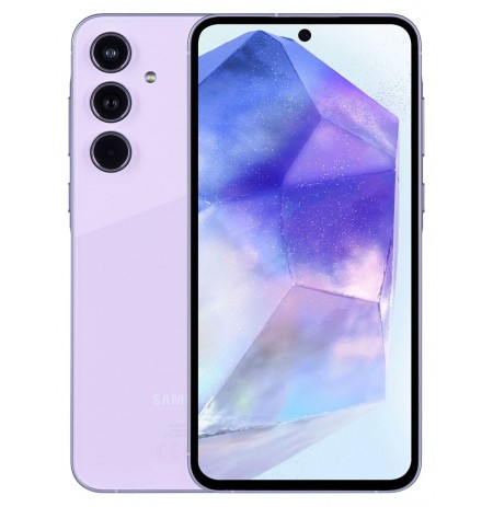 Samsung Galaxy A55 5G 16.8 cm (6.6") Hybrid Dual SIM Android 14 USB Type-C 8 GB 128 GB 5000 mAh Lilac