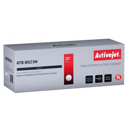 Toner Activejet ATB-B023N (replacement Brother TN-B023, Supreme, 2000 pages, black)
