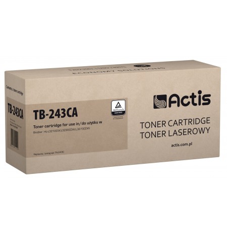 Toner ACTIS TB-243CA (replacement Brother TN-243C, Standard, 1000 pages, blue)