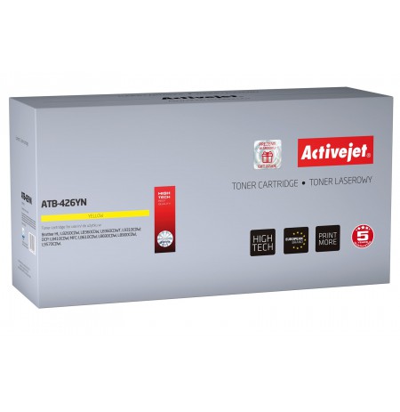Toner Activejet ATB-426YN (replacement Brother TN-426Y, Supreme, 6500 pages, yellow)