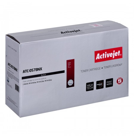Toner Activejet ATC-057BNX (analog Canon CRG-057HBK, Supreme, 10000 pages, black, chip)