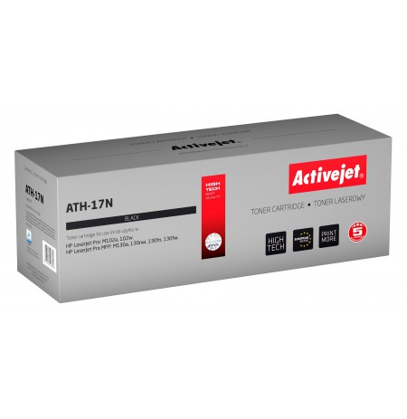 Toner Activejet ATH-17N (replacement HP 17A CF217A, Supreme, 1600 pages, black)