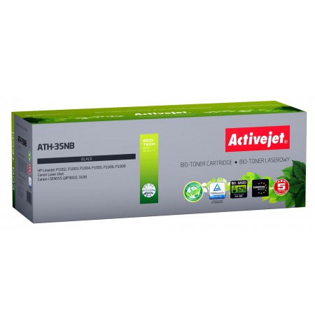 BIO  Activejet ATH-35NB toner for HP, Canon printers, Replacement HP 35A CB435A, Canon CRG-712, Supreme, 1800 pages, black.