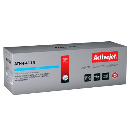 Toner Activejet ATH-F411N (replacement HP 411A CF411A, Supreme, 2300 pages, blue)
