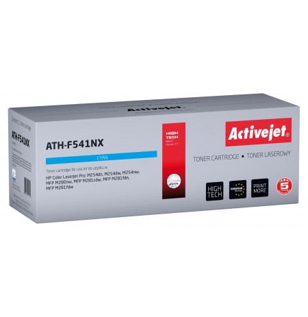 Activejet ATH-F541NX Toner cartridge for HP printers, Replacement HP 540 CF541X, Supreme, 2500 pages, cyan