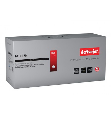 Toner Activejet ATH-87N (replacement HP 87A CF287A, Supreme, 9000 pages, black)