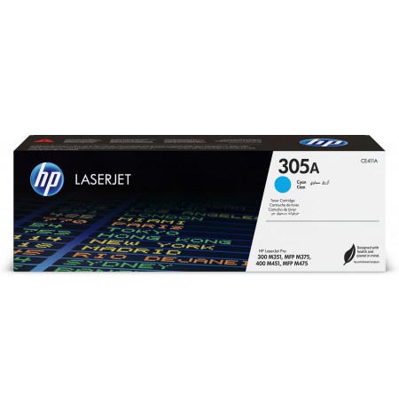 HP 305A Cyan Original LaserJet Toner Cartridge