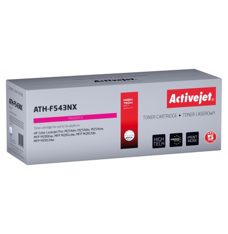 Activejet ATH-F543NX Toner cartridge for HP printers, Replacement HP 540 CF543X, Supreme, 2500 pages, magenta