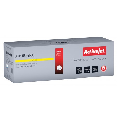 Activejet ATH-654MNX Toner cartridge for HP printers, Replacement HP 654 CF333A, Supreme, 15000 pages, magenta