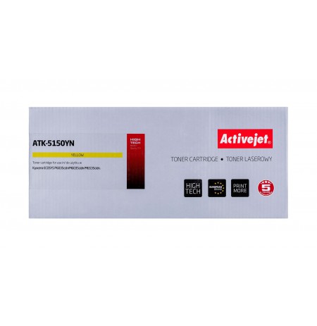 Toner Activejet ATK-5150YN (replacement Kyocera TK-5150Y, Supreme, 10000 pages, yellow)