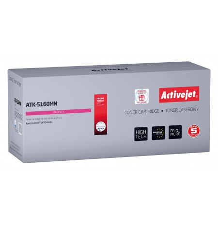 Toner Activejet ATK-5160MN (replacement Kyocera TK-5160M, Supreme, 12000 pages, Magenta)
