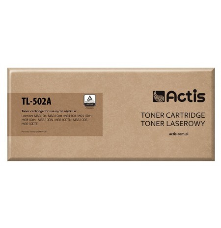 Toner ACTIS TL-502A (replacement Lexmark 50F2H00, Supreme, 5000 pages, black)