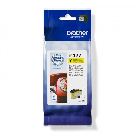 Brother LC427Y - gul - original - blak