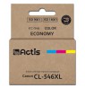 Actis KC-546 ink cartridge (Canon CL-546XL replacement, Supreme, 15 ml, 180 pages, red, blue, yellow).