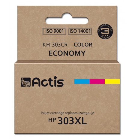 Actis KH-303CR ink for HP printer, replacement HP 303XL T6N03AE, Premium, 18ml, 415 pages, colour