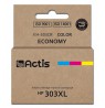 Actis KH-303CR ink for HP printer, replacement HP 303XL T6N03AE, Premium, 18ml, 415 pages, colour