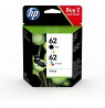 HP 62 2-pack Black/Tri-color Original Ink Cartridges