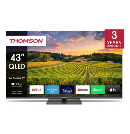 TV SET LCD 43" QLED 4K THOMSON 43QG5C14