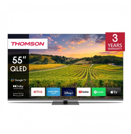 Thomson 55QG5C14 TV 139.7 cm (55") 4K Ultra HD Smart TV Wi-Fi Grey