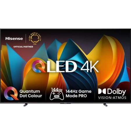 Hisense 100E7NQ PRO TV 2.54 m (100") 4K Ultra HD Smart TV Wi-Fi Black 500 cd/m2