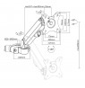 Monitor Mount for Tube / Pole 28-60mm Maclean, 17-27'', 7kg max, Gas Spring, MC-459