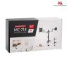 Desk holder for two LCD monitors Maclean MC-714 13-27 "8kg aluminum